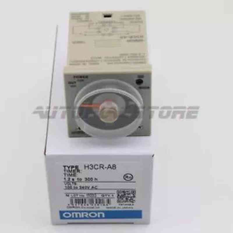 (1pcs)omron_timer_h3cr-a8_h3cra8_100-240vac_/_100-125vdc_new_in_box_#e4ecb0c4a